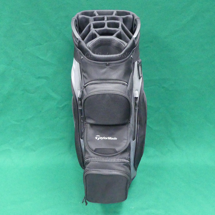 TaylorMade TM20 Supreme Black/Grey 15-Way Golf Cart Bag w/ Raincover
