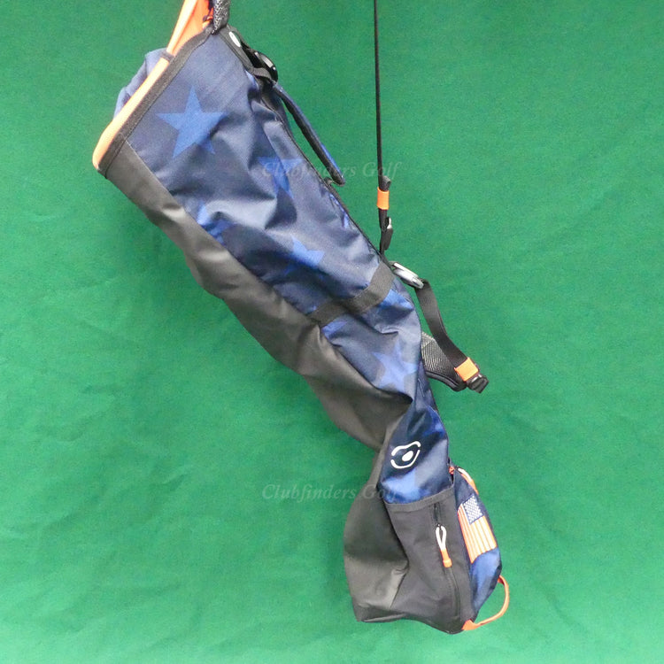 Ping 2022 Moonlite USA Navy/Red 4-Way Golf Carry Sunday Bag
