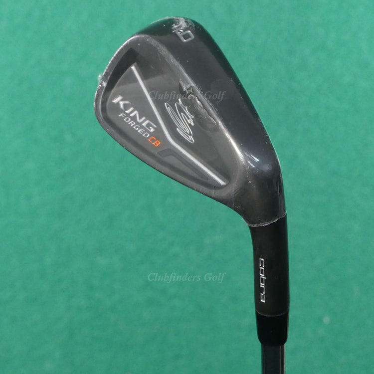 Cobra Golf King Forged CB Black Single 9 Iron TT AMT Black G2 Steel Regular