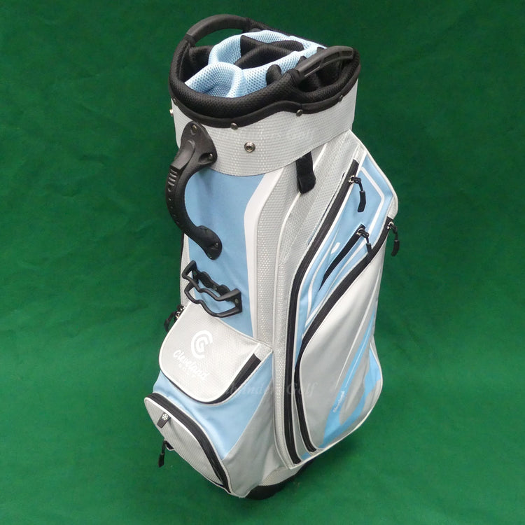 Cleveland 2026 Lightweight Blue/Grey 14-Way Golf Cart Bag w/ Raincover