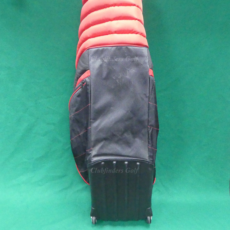 Bag Boy T-2000 Black/Red Pivot Grip Rolling Wheeled Travel Cover