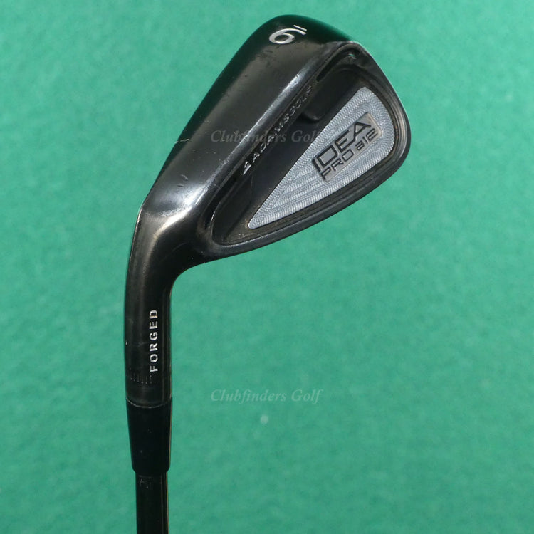 LH Adams Idea Pro a12 Forged Single 9 Iron KBS Tour Black Steel Extra Stiff