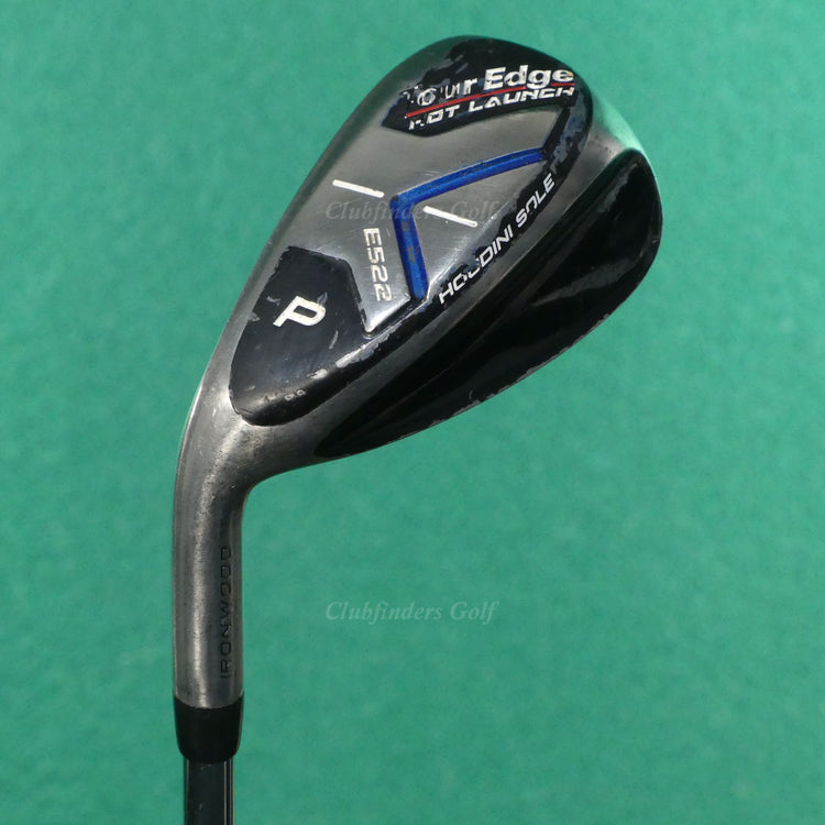 LH Tour Edge Hot Launch E522 Ironwood PW Pitching Wedge KBS Max 80 Steel Stiff