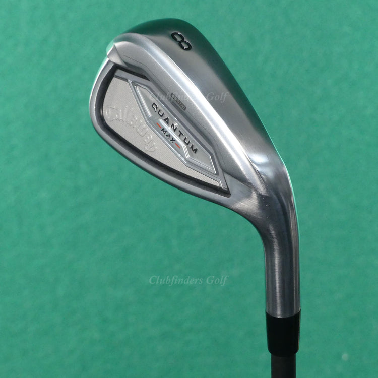 Callaway Quantum Max Single 8 Iron Mitsubishi Vanquish 5 R2 Graphite Seniors