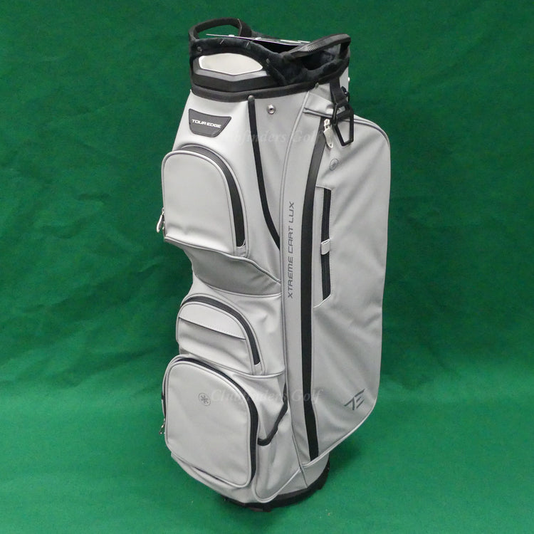 NEW Tour Edge Xtreme Lux Light Grey 5-Way Golf Cart Bag w/ Raincover