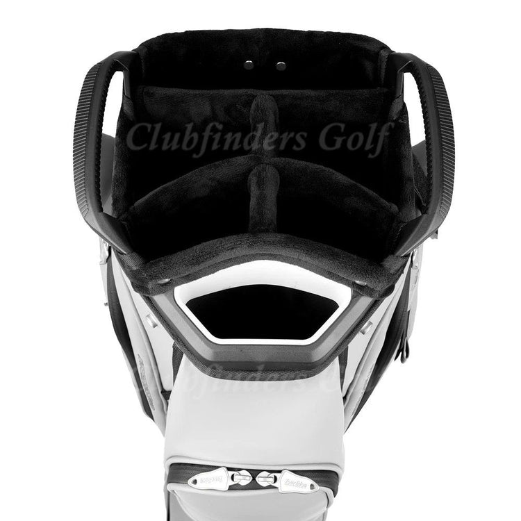 NEW Tour Edge Xtreme Lux Light Grey 5-Way Golf Cart Bag w/ Raincover