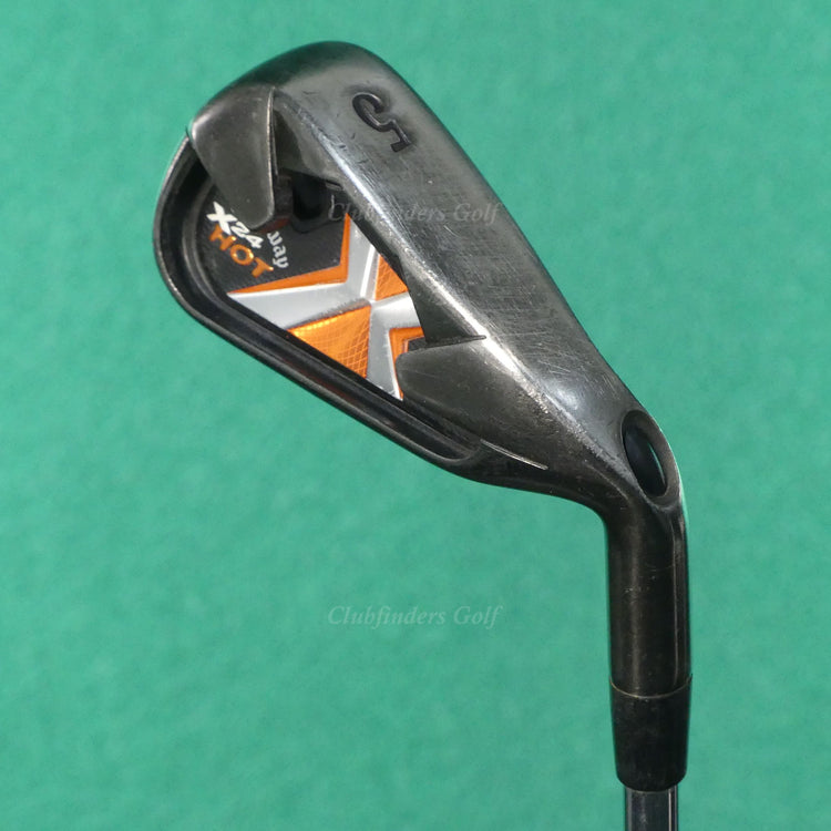 Callaway X-24 Hot Single 5 Iron Factory Steel Uniflex