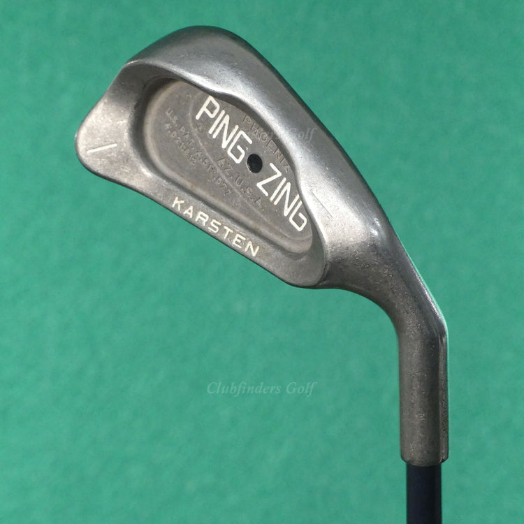 Ping Zing Stainless Black Dot Single 1 Iron True Temper Dynamic Graphite Stiff