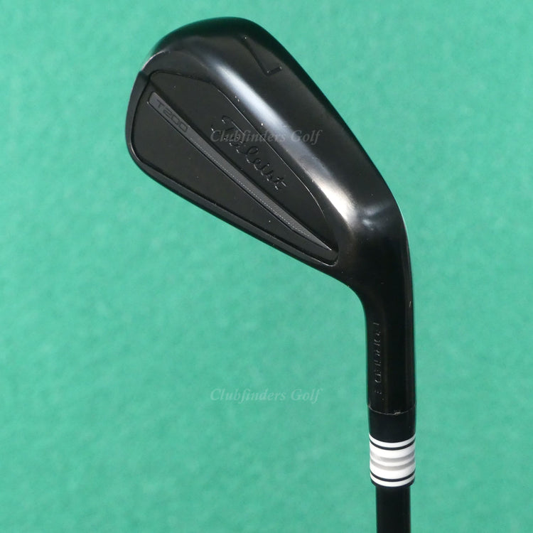 Titleist 2023 T200 Black Forged Single 7 Iron TT AMT Black S300 Steel Stiff