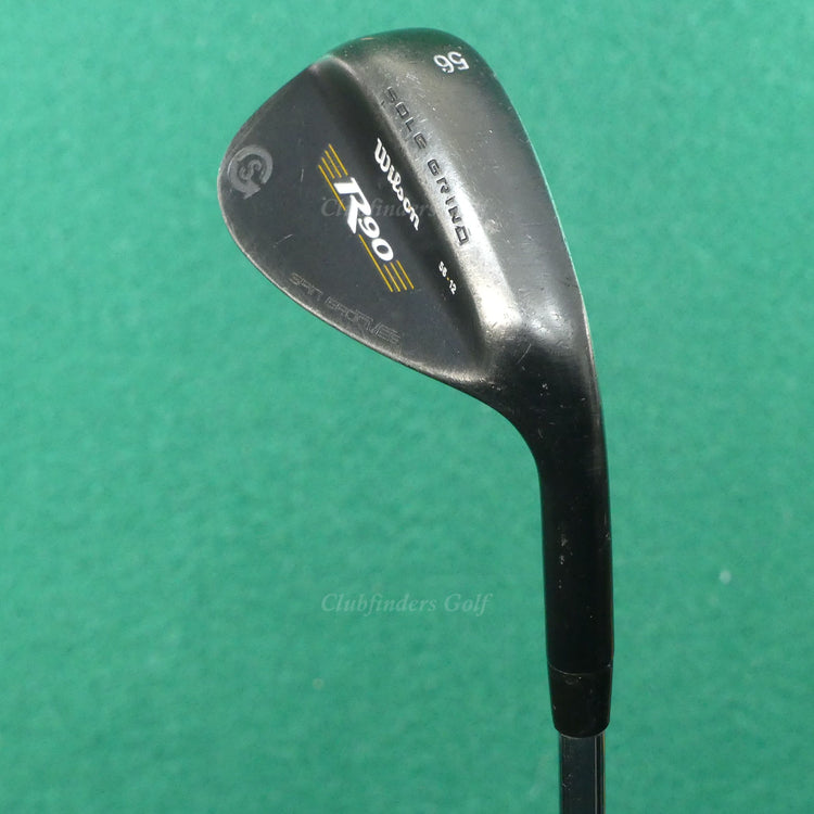 Wilson R90 Sole Grind Spin Grooves 56-12 56° SW Sand Wedge Stepped Steel Stiff
