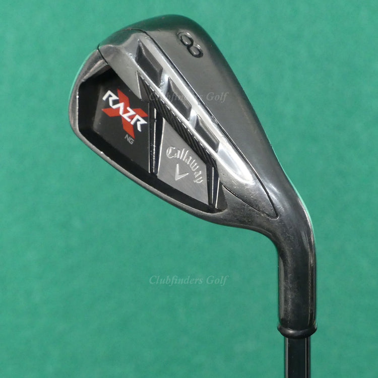 Callaway RAZR X NG "New Groove" Single 8 Iron Factory True Temper Steel Uniflex