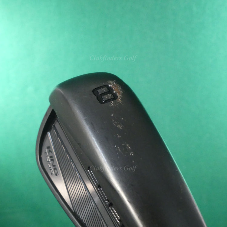 Cobra Golf King Tour Black Forged Single 8 Iron Project X LZ 6.0 Steel Stiff