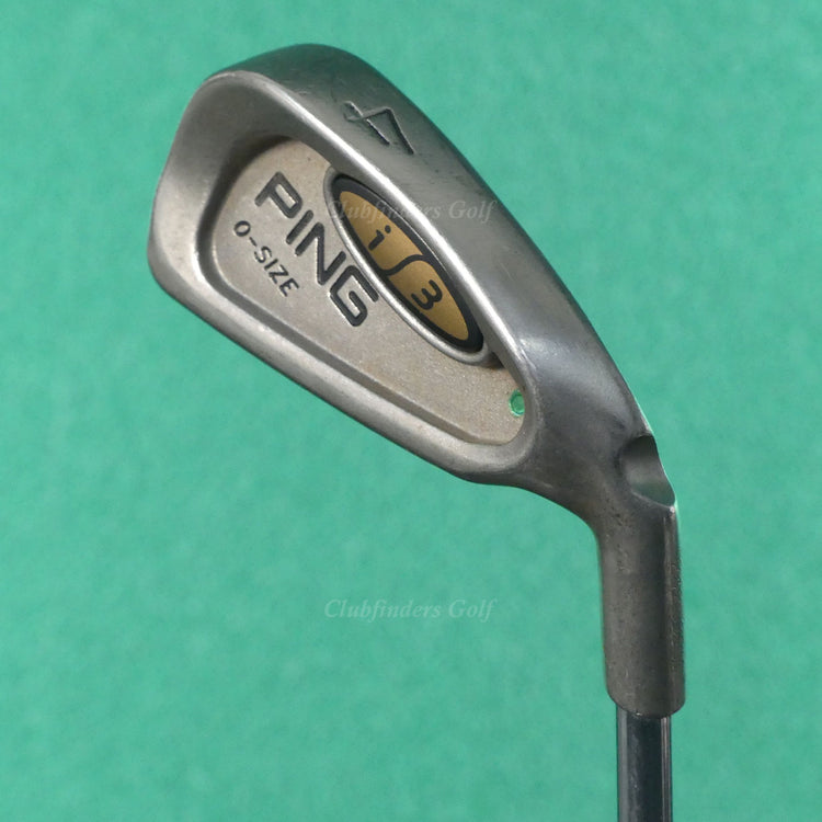Ping i3 O-Size Green Dot Single 4 Iron Factory Cushin JZ Steel Stiff