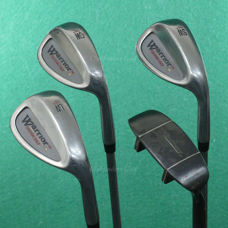 Warrior Custom Golf 52° Gap, 56° Sand, 60° Lob & Chipper Wedges SET OF 4