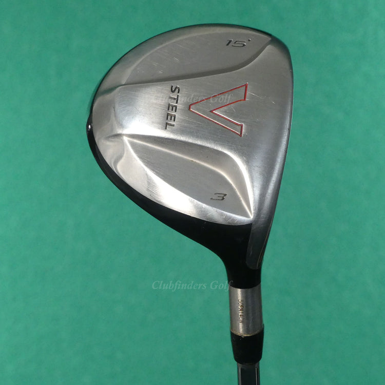 TaylorMade V-Steel Fairway 15° 3 Wood True Temper Stepped Steel Stiff