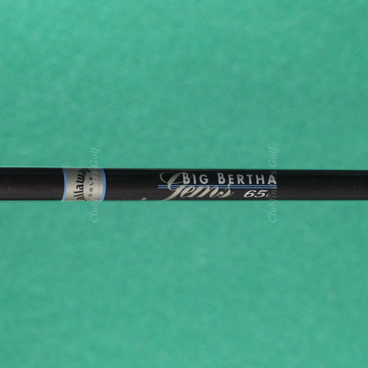 Lady Callaway Big Bertha 2004 Gems Single 3 Iron Gems 65i Graphite Ladies