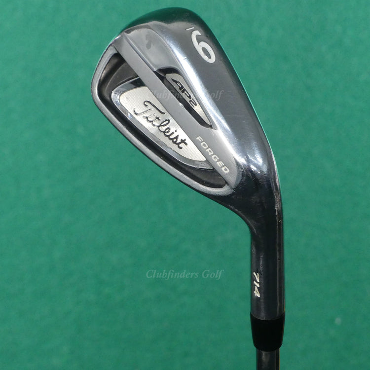 Titleist AP2 714 Forged Single 9 Iron True Temper AMT Black R300 Steel Regular