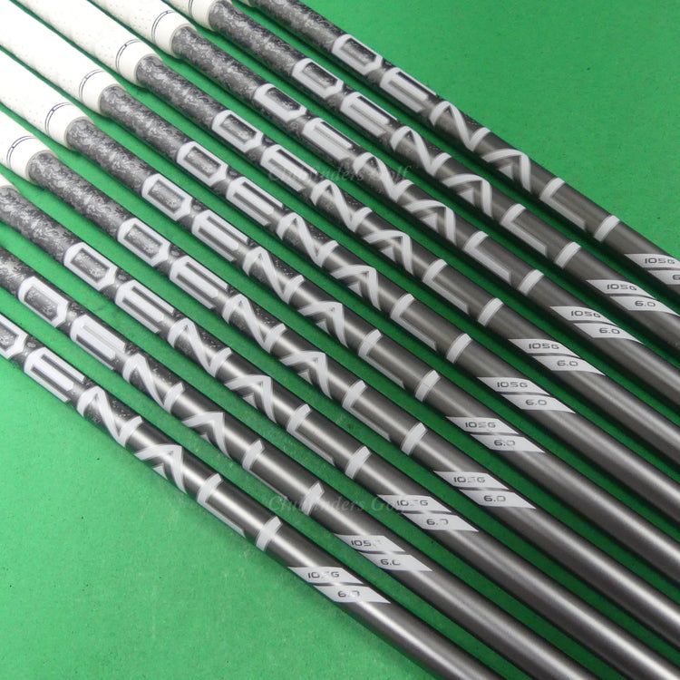 Project X DENALI Frost Silver 105G 6.0 .370 Stiff Pulled Iron Shafts SET OF 10