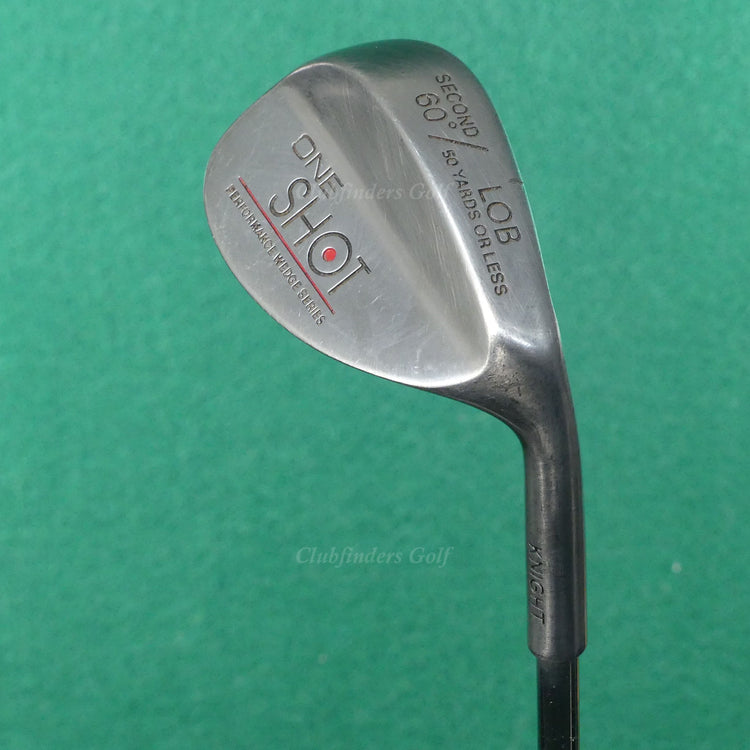 Knight One Shot 60° LW Lob Wedge Factory Stepped Steel Wedge