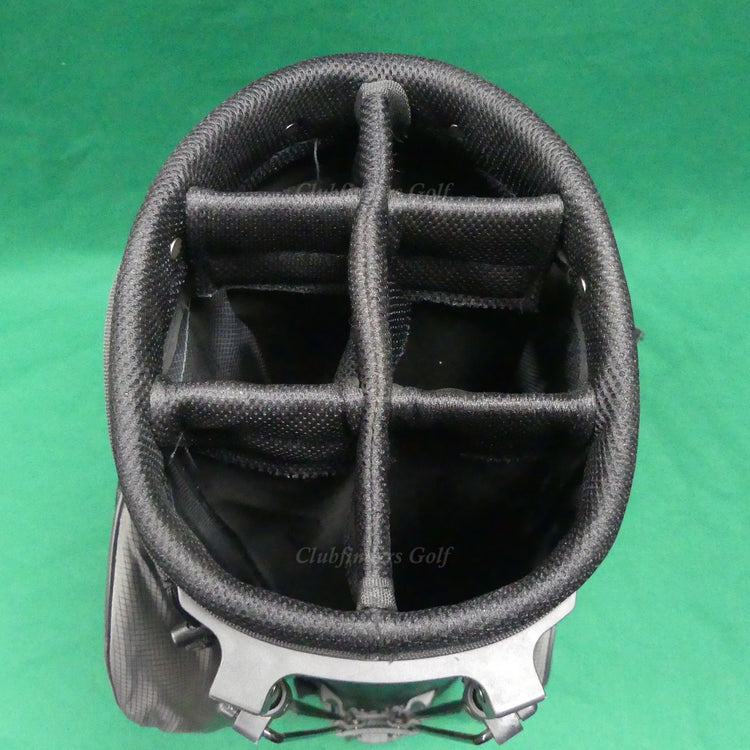 Top Flite Black/Grey 6-Way Golf Cart Bag (No Raincover)