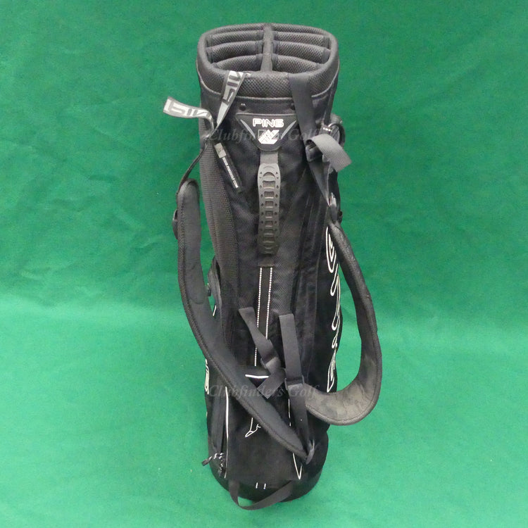 Ping Hoofer Lite Black/White 8-Way Golf Stand Bag (No Raincover)