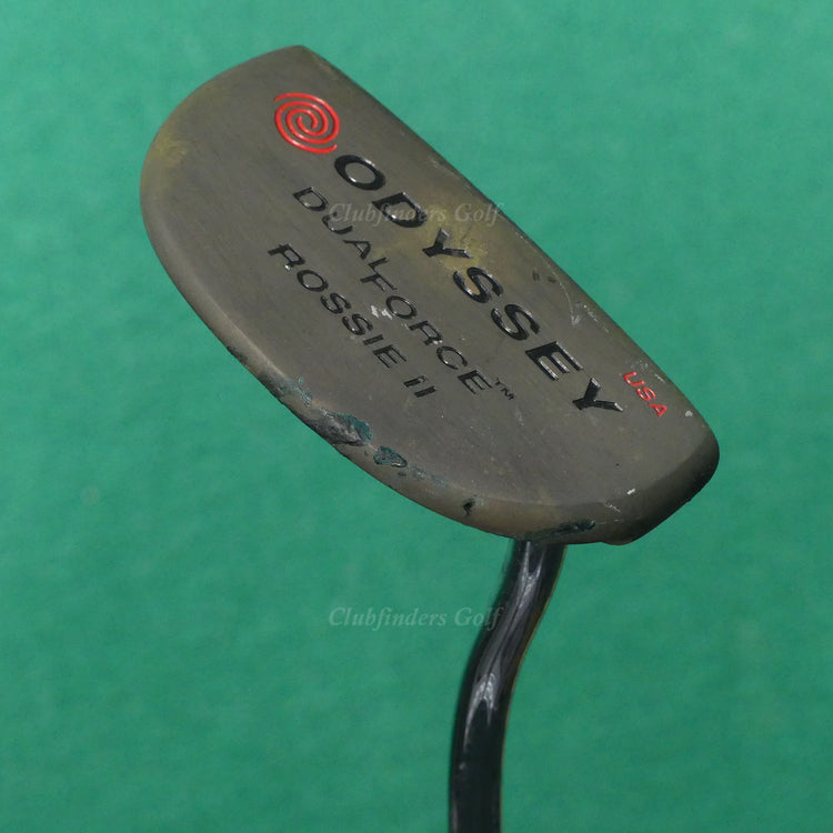Odyssey Dual Force Rossie II Bronze Double-Bend 35.5" Putter Golf Club *READ*