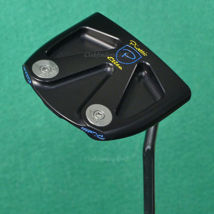 Piretti 488 Elite Black Single-Bend 35" Putter Golf Club w/ Tour Only Headcover