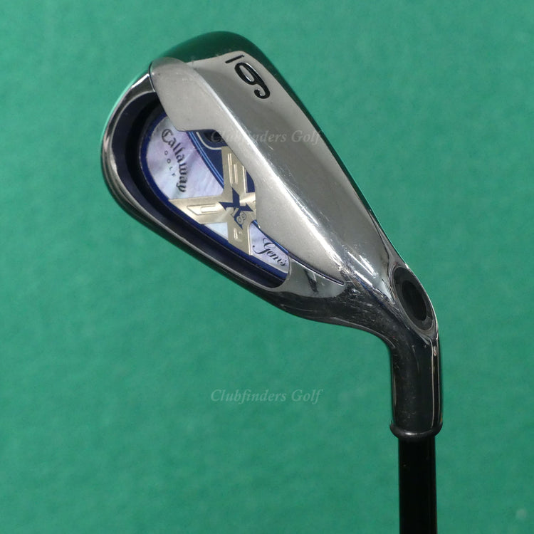 Lady Callaway X-18 Gems Single 6 Iron Gems Ultralight 45i Graphite Ladies