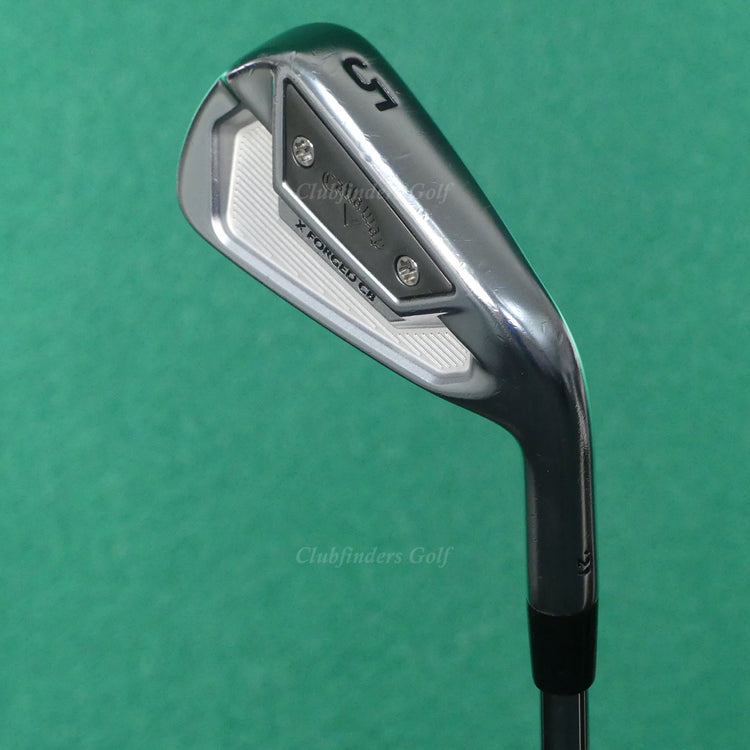 Callaway X Forged CB '21 Single 5 Iron Project X Rifle 6.0 Steel Stiff