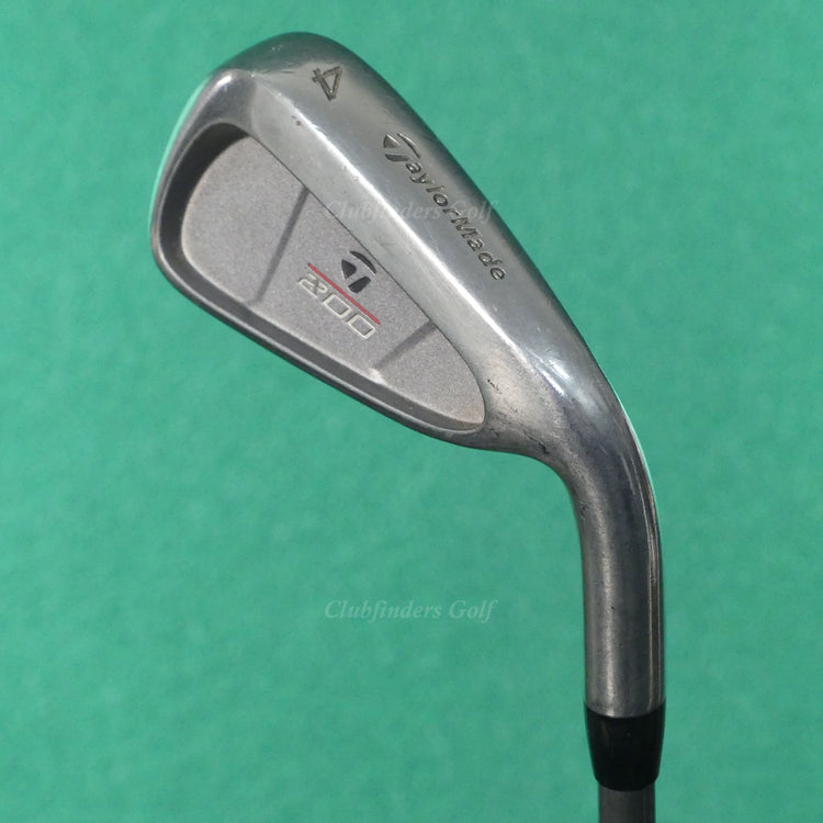 TaylorMade 200 Steel Single 4 Iron Factory Lite R-80 Graphite Regular