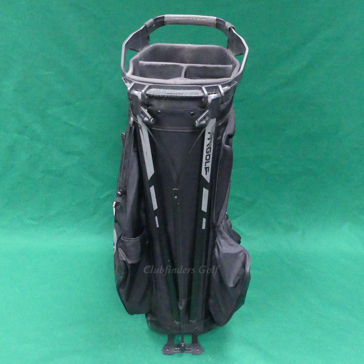 Under Armour Sun Mountain Match Play Black/Grey 4-Way Stand Bag w/ Raincover