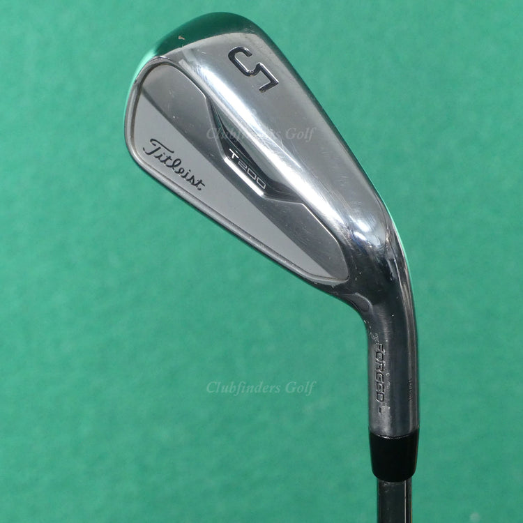 Titleist 2021 T200 Forged Single 5 Iron True Temper Dynamic Gold Steel Stiff