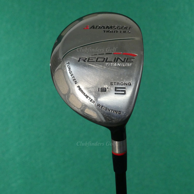 Adams Redline Titanium Fairway 19° Strong 5 Wood Fujikura G75 Graphite Regular