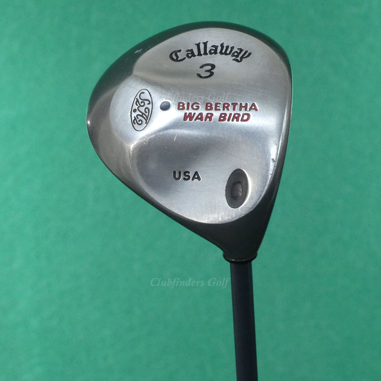 Callaway Big Bertha Warbird Fairway 3 Wood Factory RCH 90 Graphite Firm