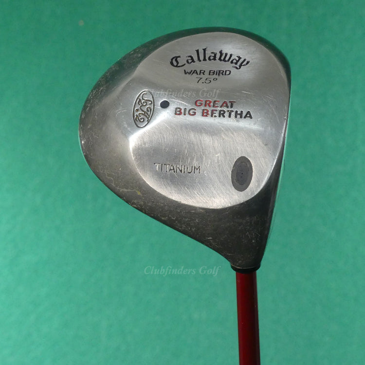 Callaway Great Big Bertha Warbird 7.5° Driver AJ Tech 4370 Graphite Firm