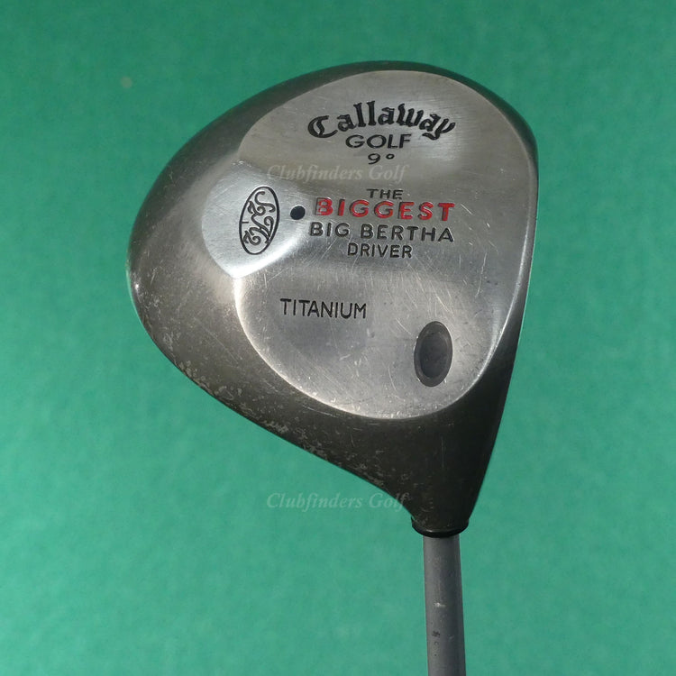 Callaway Biggest Big Bertha 9° Driver Factory Ultra Light Graphite Firm