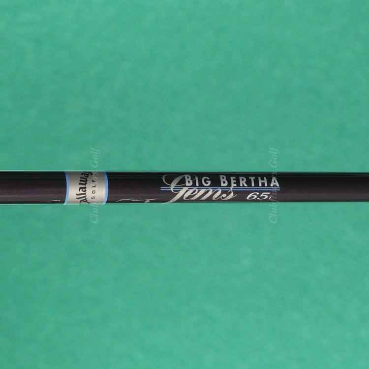 Lady Callaway Big Bertha 2004 Gems Single 3 Iron Gems 65i Graphite Ladies