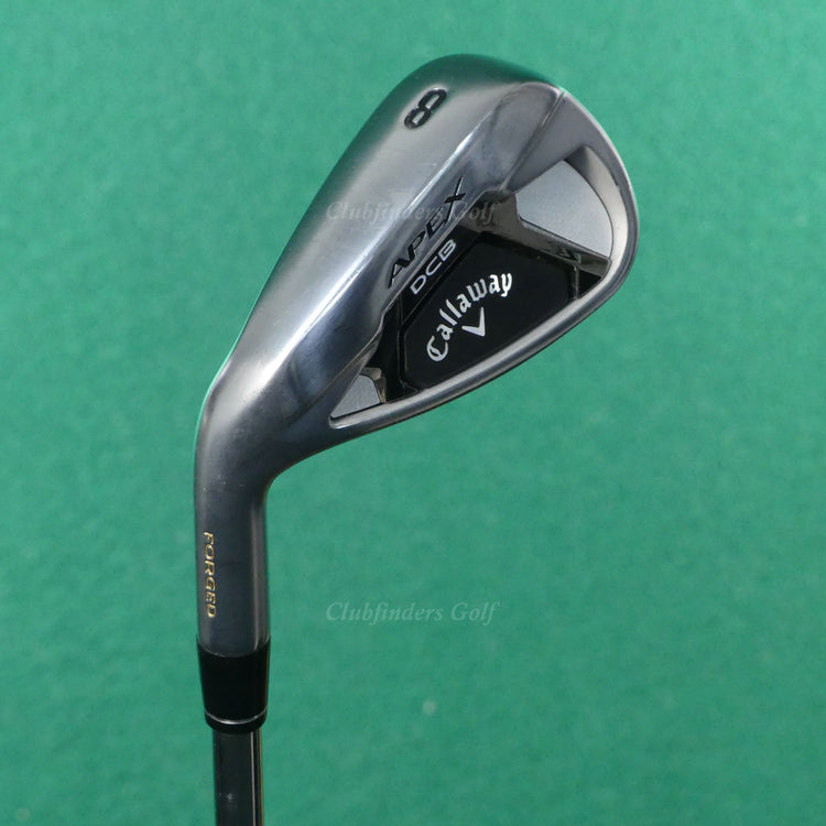 LH Callaway Apex DCB 2021 Forged Single 8 Iron TT Elevate MPH 85 Steel Regular