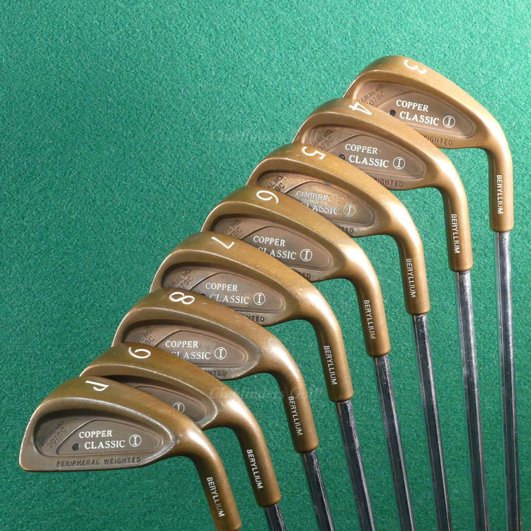 Lady Copper Classic I 307BC Beryllium 3-PW Iron Set True Temper Steel Ladies