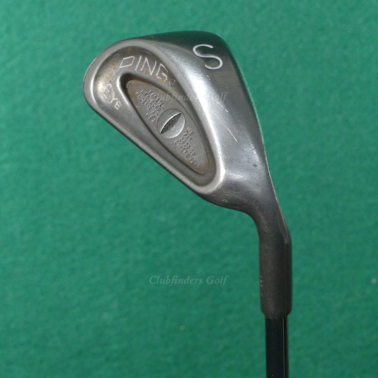 VINTAGE Ping Eye Black Dot 2-SW Iron Set Karsten Steel Stiff
