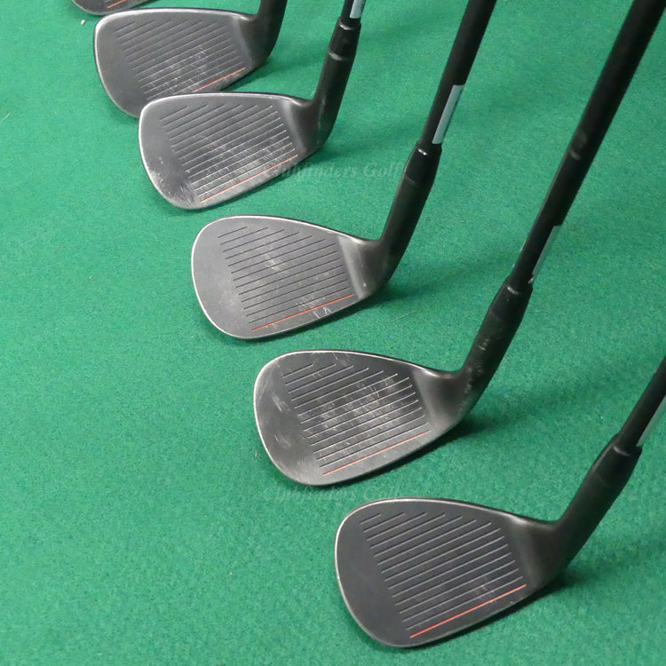 Stix Golf Perform Black 5-PW, AW, SW & LW Iron Set Factory Graphite Stiff
