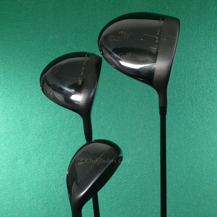 Stix Golf 10.5° Driver, 3 Wood & 4 Hybrid Graphite Stiff w/ Headcovers SET OF 3