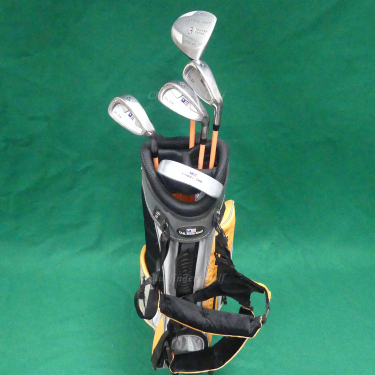 US Kids Ultralight UL-24 5-Piece Complete Golf Club Set w/ Stand Bag