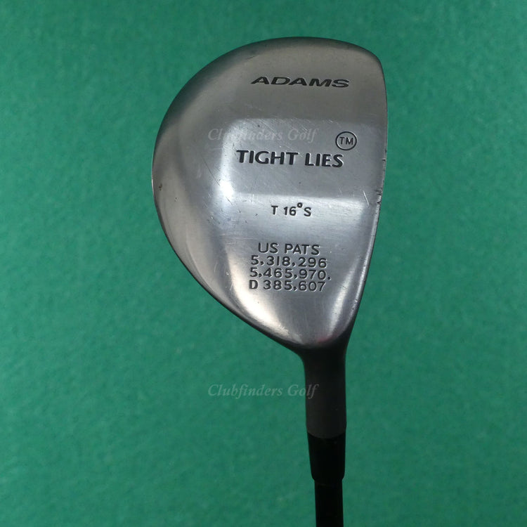 Adams Tight Lies Fairway T 16° S 4 Wood Factory SuperShaft Graphite Mid Flex