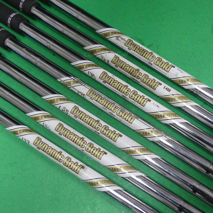 True Temper Dynamic Gold Tour Issue AMT S400 .355 Stiff Pulled Shafts SET OF 7