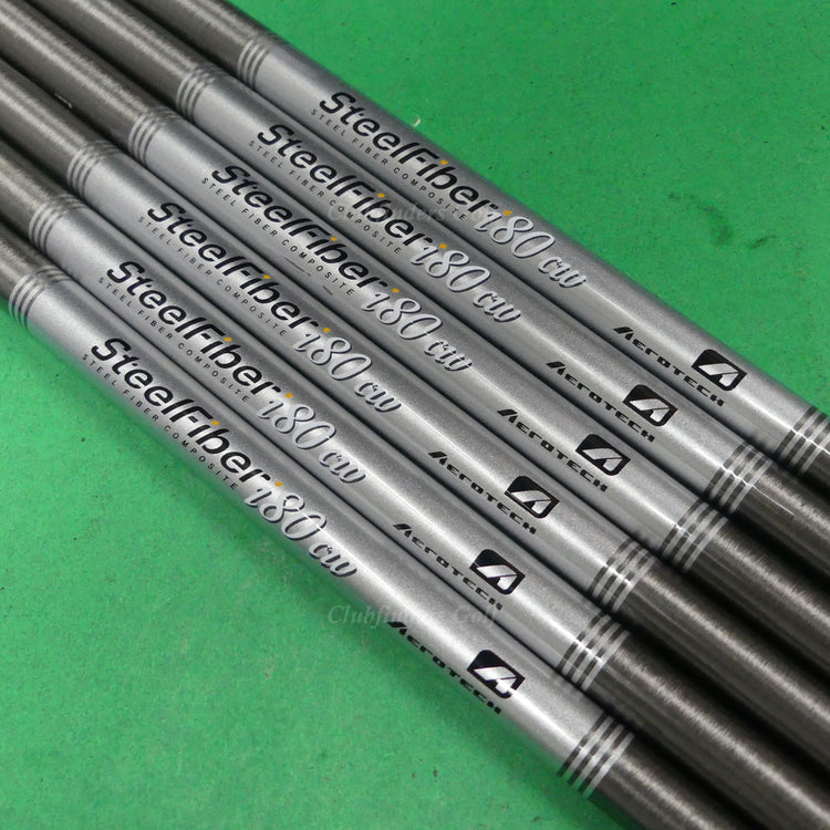 AeroTech SteelFiber i80 cw .355 Regular Pulled Composite Iron Shafts SET OF 6