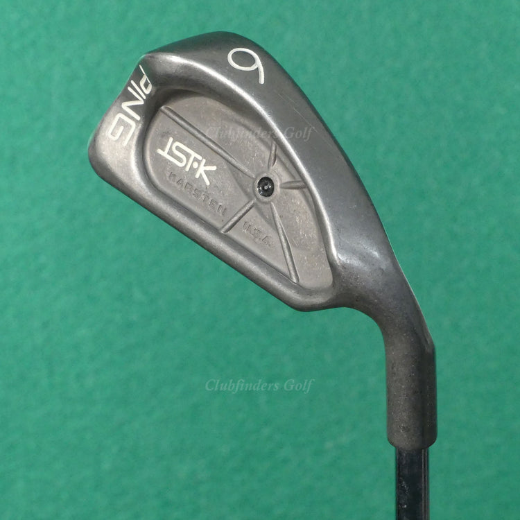 Ping ISI-K Black Dot Single 6 Iron Factory Cushin JZ Steel Stiff