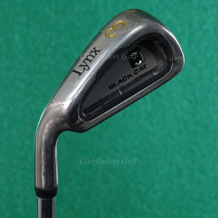 LH Lynx Original Black Cat Single 3 Iron True Temper Dynamic Flare Steel X-Stiff