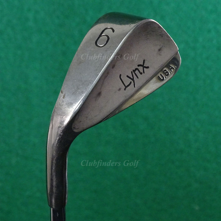 LH VINTAGE Lady Lynx USA Stainless Single 9 Iron Factory Steel Ladies
