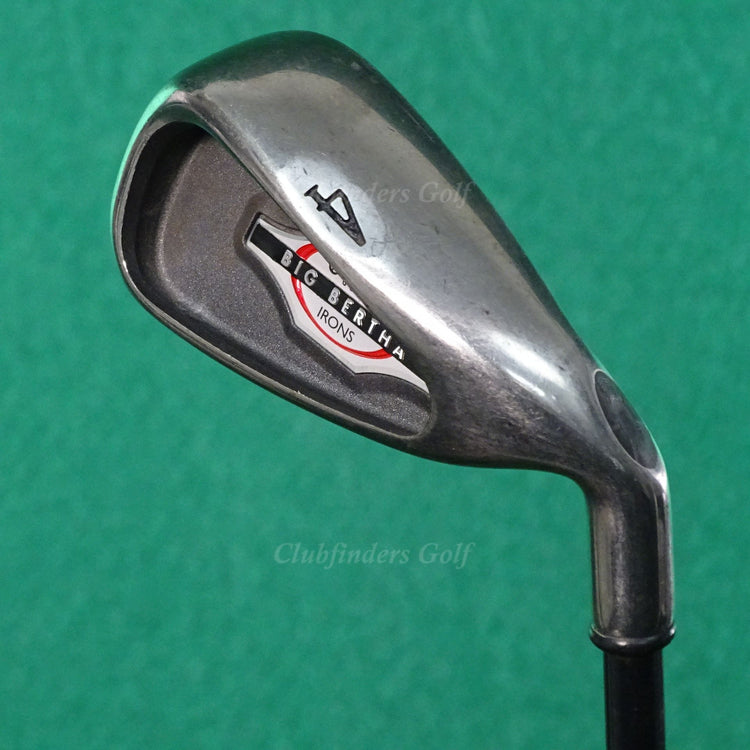 Callaway Big Bertha 2002 Single 4 Iron Factory RCH 75i Graphite Regular